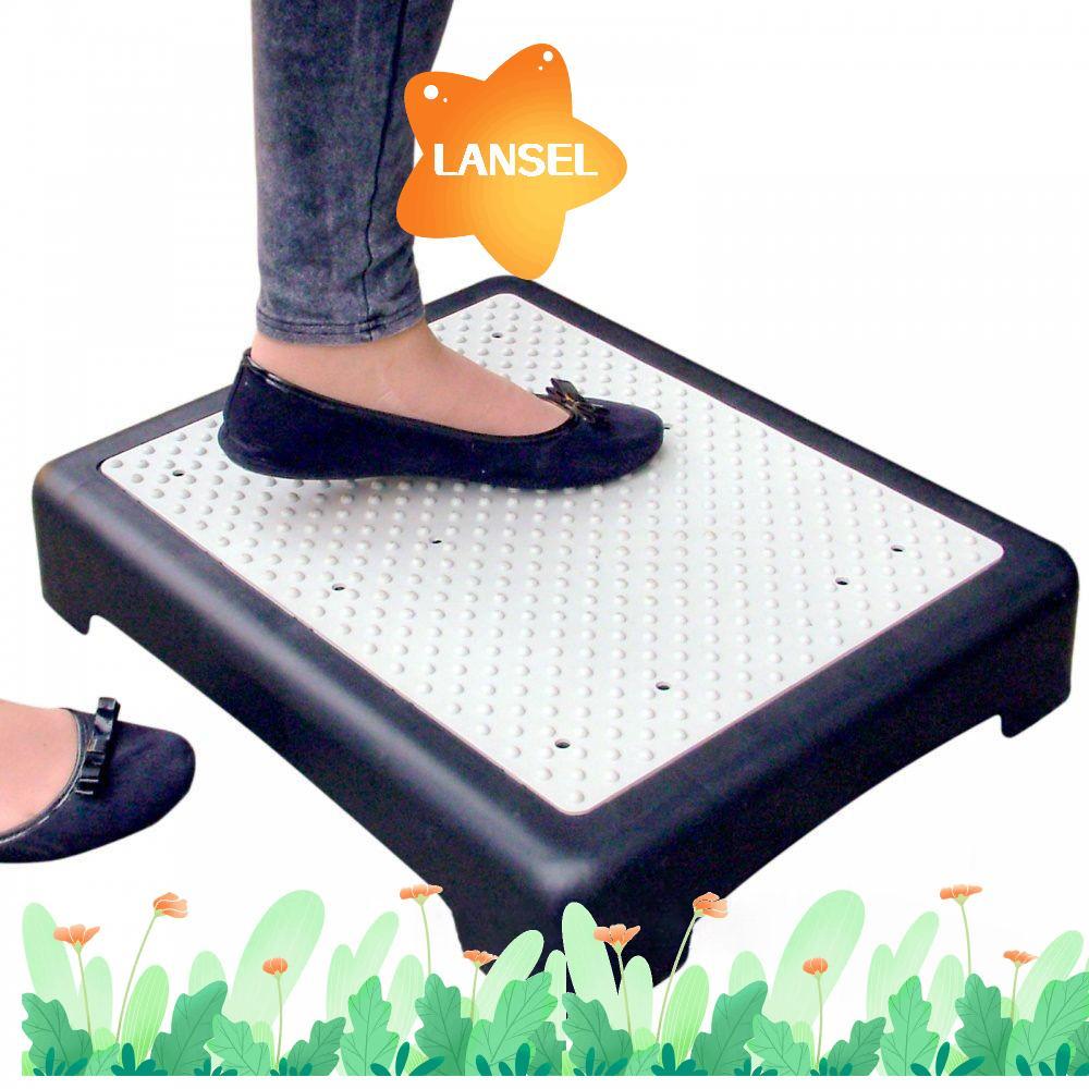 LANSEL Step Stool Riser สําหรับอาบน้ําแบบพกพาประตูกันลื่นเดิน