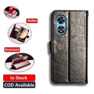 หนังคลาสสิกสําหรับOppo A97 5Gกระเป๋าสตางค์VINTAGE Folioกรณีพลิกโน้ตบุ๊คสไตล์ปิดแม่เหล็กKickstandช่องเสียบการ์ด