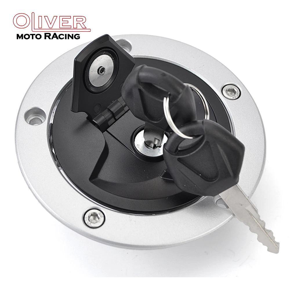 OL Fuel Gas Tank Cap Cover Keys For Kawasaki Ninja 650 EX650 ER650 ER-6N Versys 650 1000 KLE650 ZX14