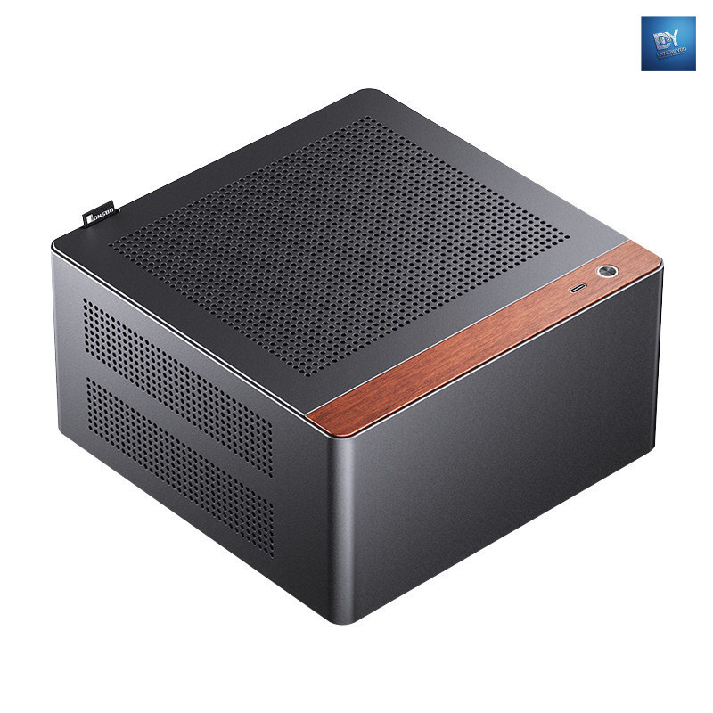 Iky NV10 อลูมิเนียมอัลลอยด์ ITX แชสซีคอมพิวเตอร์เดสก์ท็อปขนาดกะทัดรัด Mini Portable Desktop N10 Host