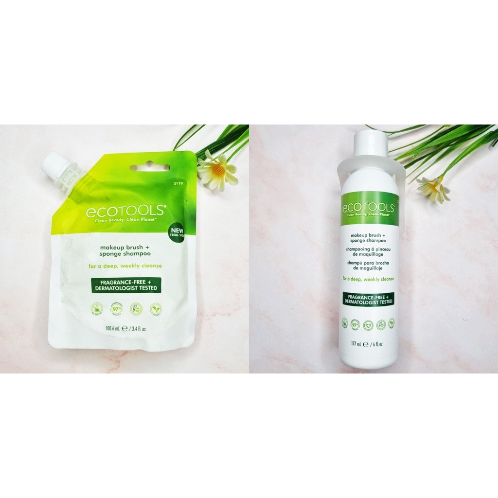 [EcoTools ®] Makeup Brush and Sponge Shampoo น้ำยาทำความสะอาดแปรง และฟองน้ำแต่งหน้า