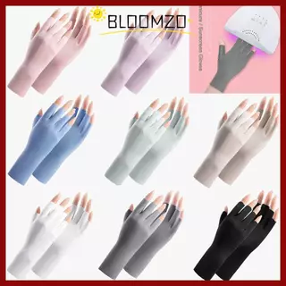 in stockBLOOMZO ถุงมือเพ้นท์เล็บ, โคมไฟ Led เล็บป้องกันรังสียูวีถุงมือครีมกันแดด, อุปกรณ์เสริมปกป้องผิวนิ้ว Anti-Uv Rays ป้องกันรังสีเล็บ Mittens ผู้หญิง