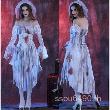 คอสเพลย์ฮาโลวีน Bloody สไตล์ใหม่ Masquerade Party เจ้าสาว Shop Dance เครื่องแต่งกาย Mary ตารางเครื่อ