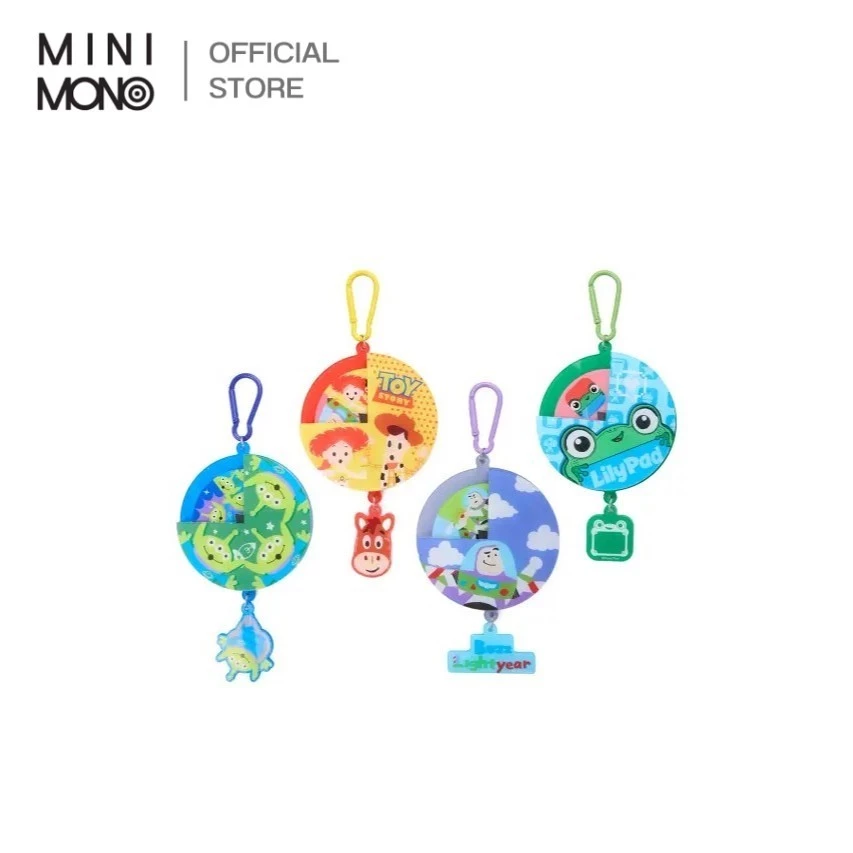 Mini Mono x Toy Story พวงกุญแจ ตัวชิ้นงานแข็งแรง ทนทานต่อการใช้งานในชีวิตประจำวัน ขนาดกะทัดรัด พกพาสะดวก