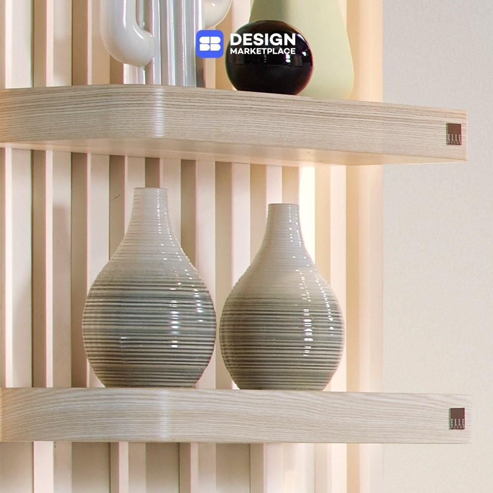 SB Design Square ชั้นแขวน รุ่น Ma Cherie สีไม้อ่อน ขนาด 50 cm (1 ชิ้น) (50x25x5 ซม.) แบรนด์ ELLE DECOR X SB DESIGN SQUAR