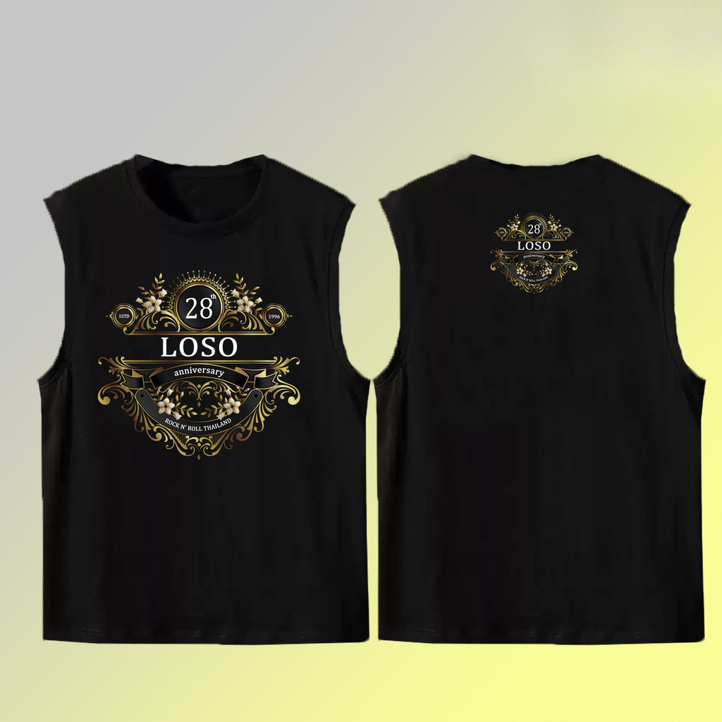 HOT!เสื้อกล้าม LOSO 28th anniversary พร้อมส่ง ไอเท็มแฟชั่น