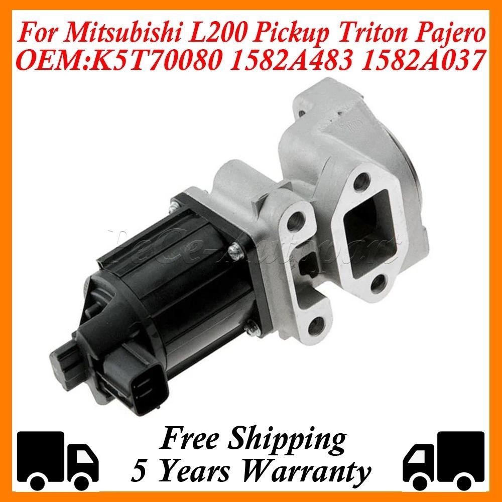 สําหรับ MITSUBISHI L200 รถกระบะ Triton Pajero K5T70080 1582A483 1582A037 1582A038 EGR ไอเสียแก๊ส Ric