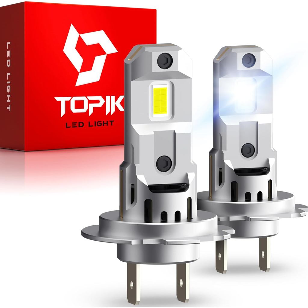 TOPIK ล่าสุด T26 H7/H7LL หลอดไฟ, 36,000LM Super Brighter จริง 1:1 หลอดฮาโลเจนขนาด 6500K, 50000Hrs Li