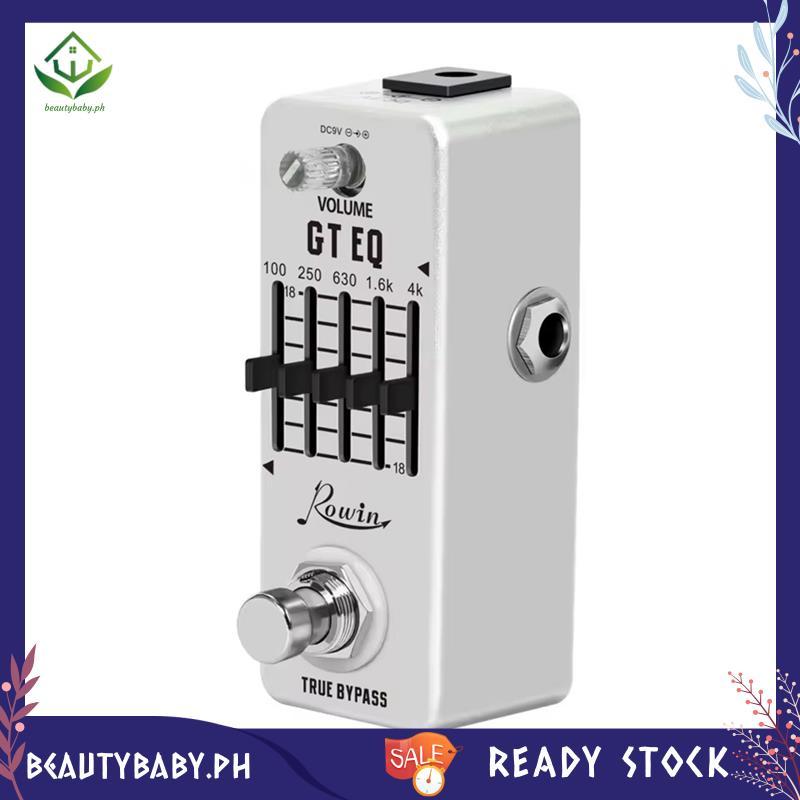 [beautybaby.ph] Guitar Equalizer Pedal Guitar Effect Pedal 5-Band Parametric EQ