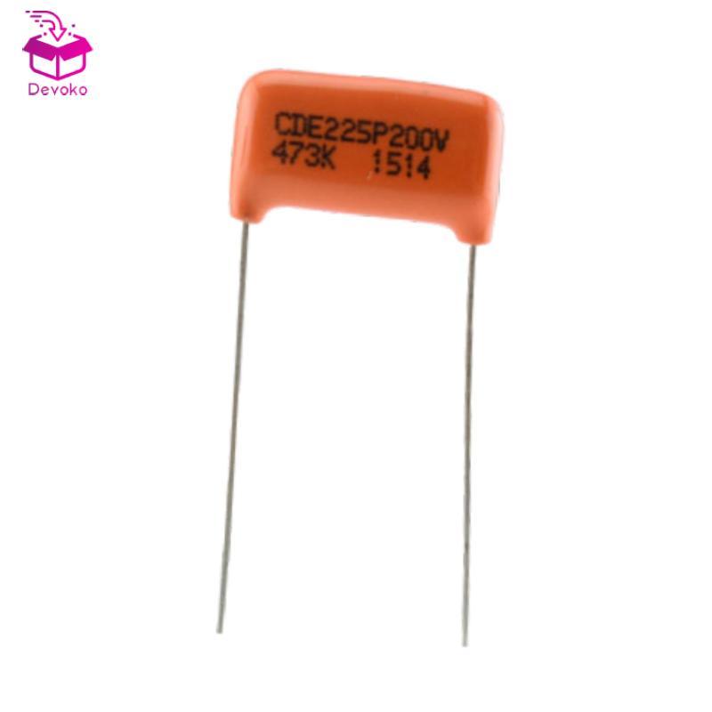 [chiwanji2mf] Tone Capacitor Pickup High Output Bass Guitar Parts กีตาร์ไฟฟ้าติดตั้งง่าย 0.047uf อุป
