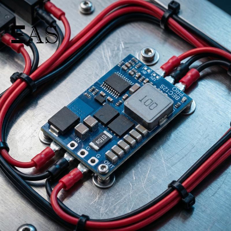 [EA] BEC12S PRO โมดูลไฟ 9 55V ถึง 5V 8V 12V 5A ตัวควบคุมแรงดันไฟฟ้าประสิทธิภาพสูงขั้นตอนลงสําหรับรถ 