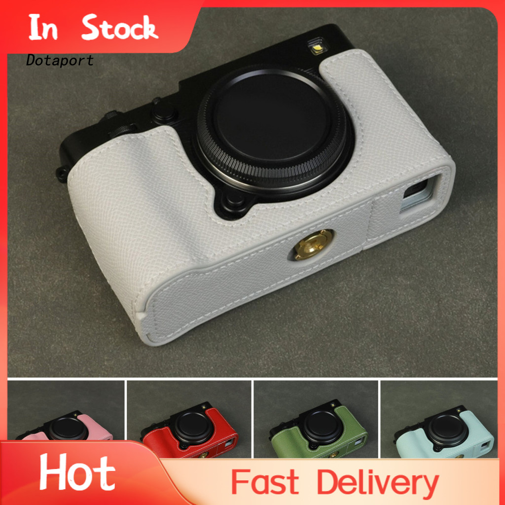 KDDT- X-e5 Camera Case Camera Body Protection for Fujifilm X-e5 Faux Leather Half-Body Camera Case f