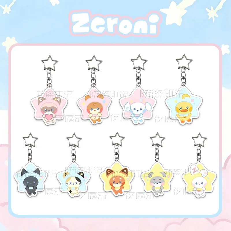 ZB1 Zeroni พวงกุญแจ micha โปร่งใสรูปดาวน่ารักสําหรับ ZeroBaseOne Zhang Hao Hanbin Ricky Yujin แฟนๆ G