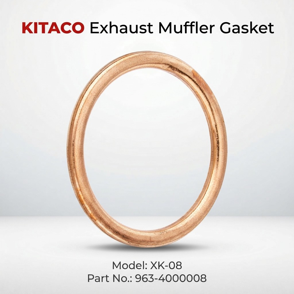 KITACO Exhaust Muffler Gasket (XK-08) for D-Tracker/ZX-6R etc. 963-4000008