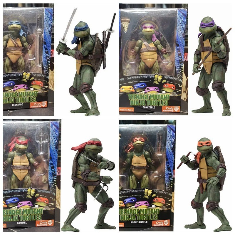 Ninja Turtles 1990 เวอร์ชั่นภาพยนตร์ TMNT Limited Edition Action Figure Model Boxed Figure