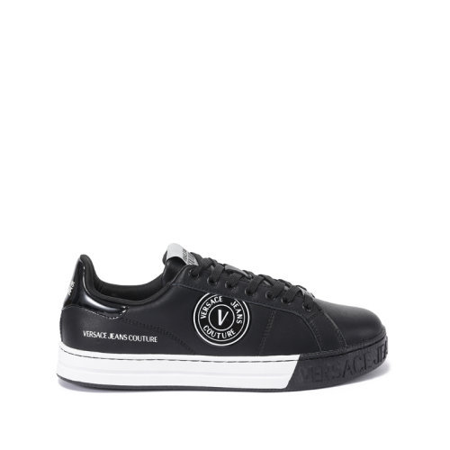 VERSACE JEANS COUTURE/VERSACE ผู้ชาย COURT 88 Lace-Up Casual กีฬารองเท้ารองเท้าผ้าใบ 77YA3SK1 ZP333