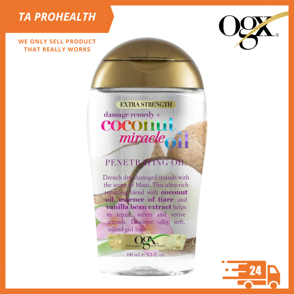 OGX Extra Strength Damage Remedy + Coconut Miracle Oil 100ml