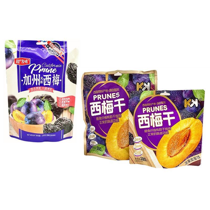 Chaoyouwei 180g 500g Zero Fat Zero ซูโครสพลัมแห้ง 168g หวานเปรี้ยวเย็นผลไม้แห้งผลไม้หวานขนมสบายๆ Bag