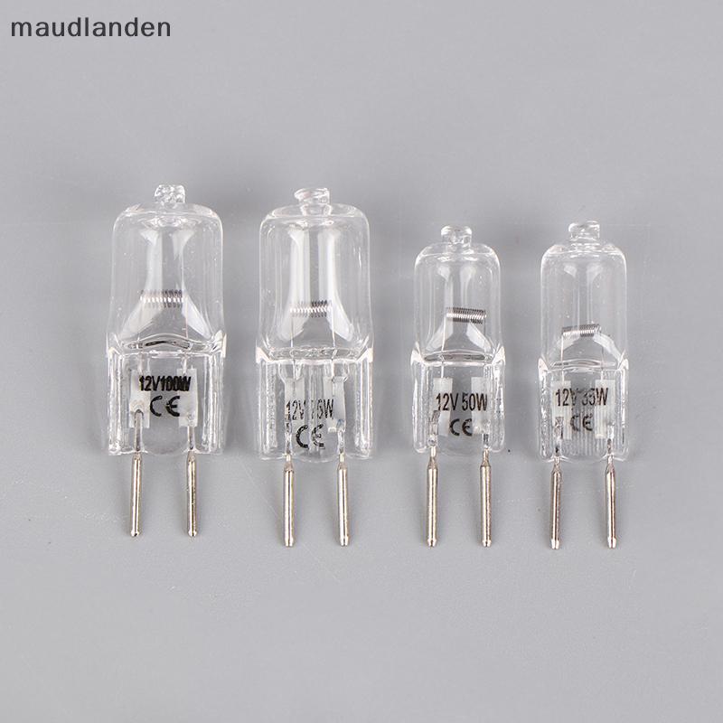 MA 1 PC G6.35 12V 20W 35W 50W 70W 100W หลอดไฟทํางานหลอดไฟ G6.35 Aroma โคมไฟ G6.35 กล้องจุลทรรศน์หลอด