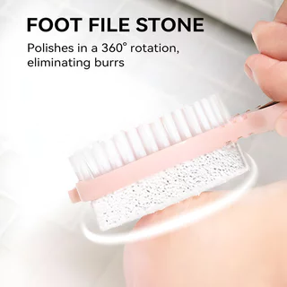 KVY 4in1 Callus Remover 1pc แปรงขัดส้นเท้า 4in1 มี 4 หัวในด้ามเดียว.
