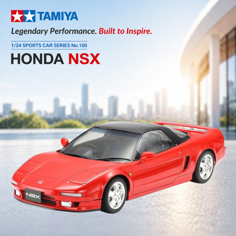 TAMIYA Honda NSX 1/24 Classic JDM Supercar Model Kit NA1