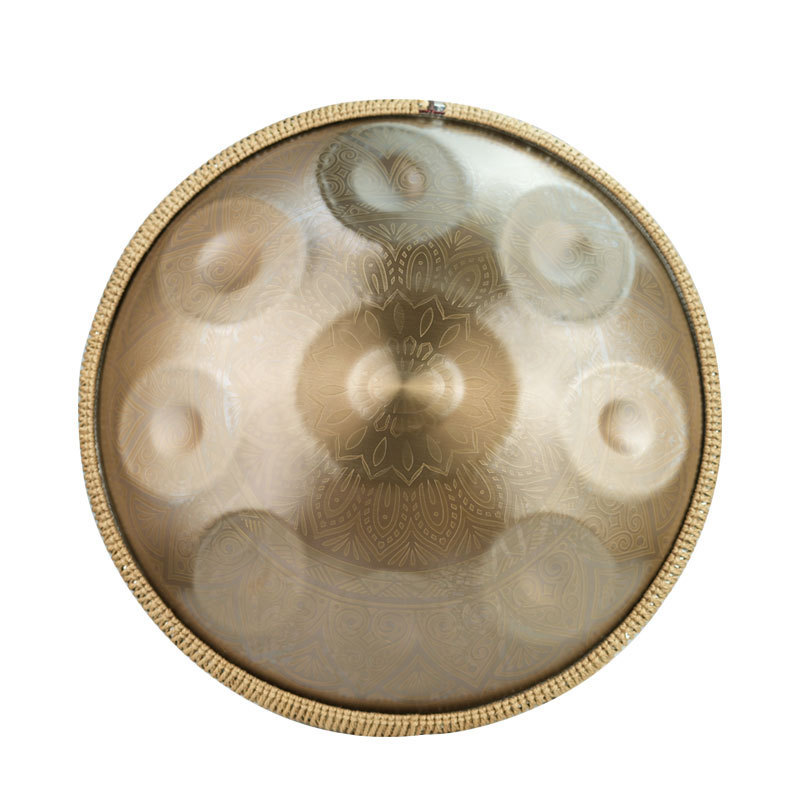 Handpan Handpan Handpan Handpan 9-Tone เหล็กลิ้นกลองกังวลฟรีกลอง Ethereal กลอง Ethereal กลองกลองเครื