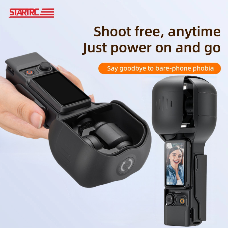 เคสป้องกันเลนส์ STARTRC สําหรับเคสป้องกันกล้องทันที DJI Osmo Pocket 4/3 ไม่ต้องถอดประกอบ อุปกรณ์ถ่ายภาพที่สะดวก ราคา ถูกที่สุด ดีลบีเคเค