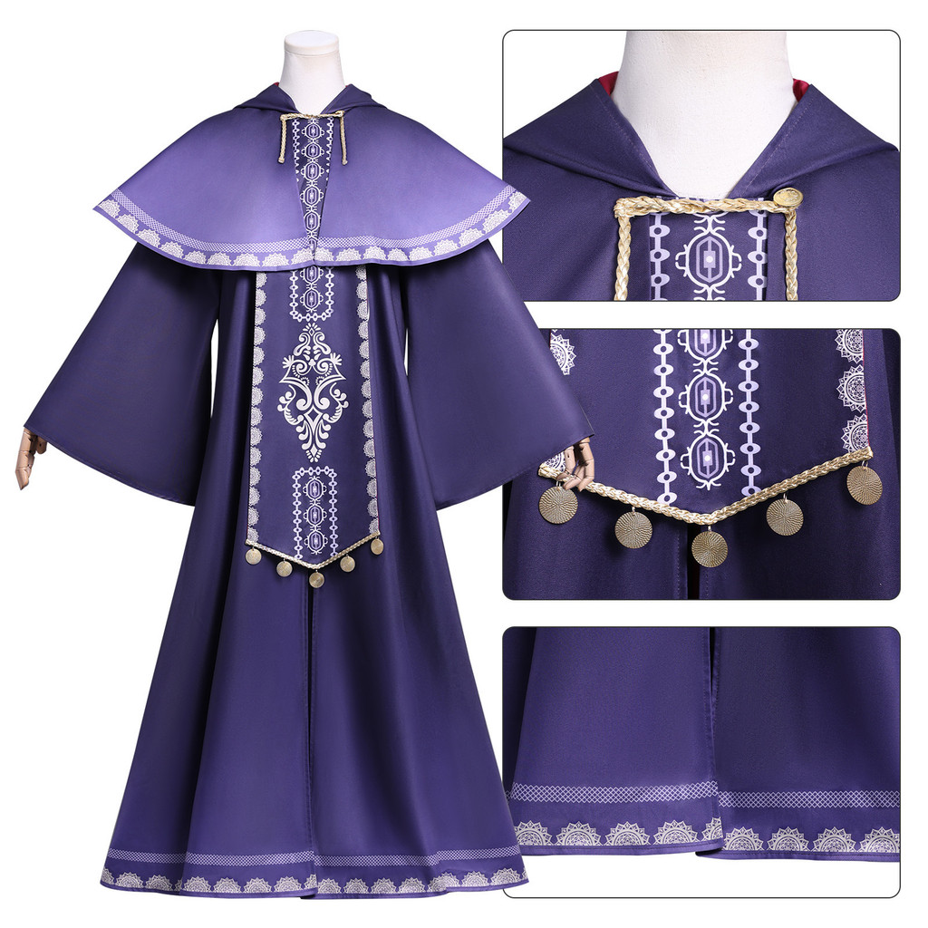 Silent Witch's Secret cosplay costume Monica character illustration magic robe cosplay outfit 2D ani