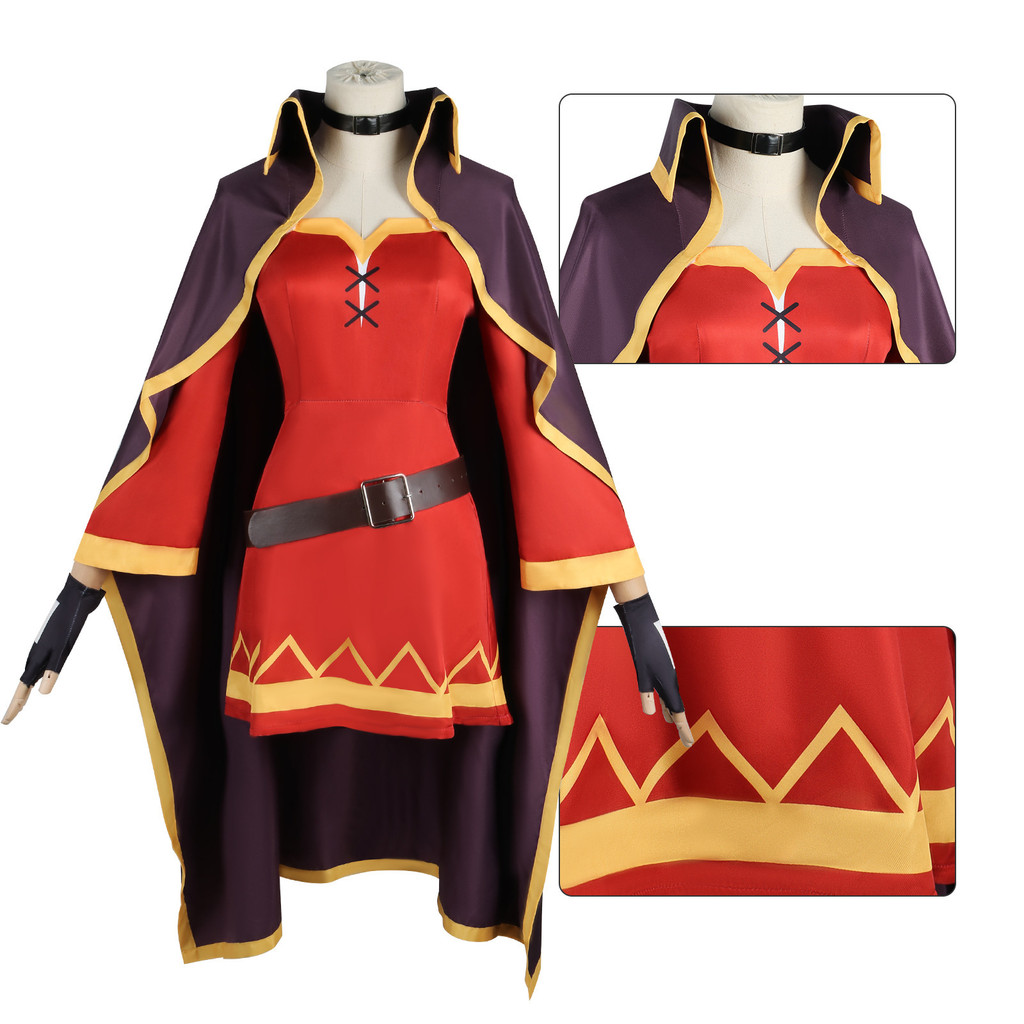 Blessings for a wonderful world cosplay costume, Megumi cosplay costume, Aqua 2D anime costume