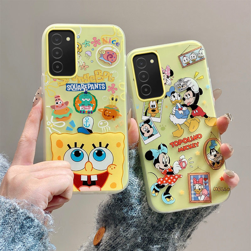 เคส Samsung A02s เคส Samsung A03s เคส 2-in-1 PC เคสโทรศัพท์ความรู้สึกฝ้าแข็ง TY-GDKS