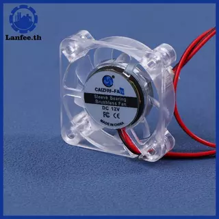 NFE 1 ชิ้นแบริ่งไฮดรอลิก Brushless 3D เครื่องพิมพ์พัดลมระบายความร้อน 4010 5/12/24V พัดลมระบายความร้อนโปร่งใสสําหรับ 3D เครื่องพิมพ์ DC 2Pin 40X40X10 มม.N