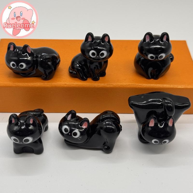 ถูกต้อง 1/6ชิ้นน่ารักลูกแมวสก์ท็อปประดับห้องหุ่นจิ๋วการ์ตูน ข ลา แมวไมโครภูมิทัศน์เรซิ่นเครื่องประดับสําหรับตกแต่งบ้าน ไทย