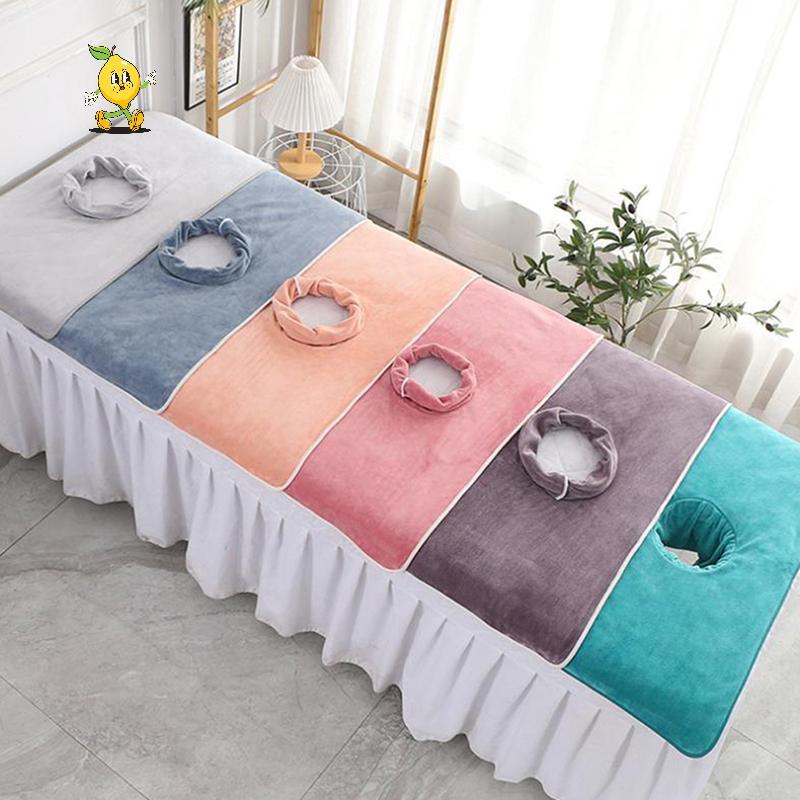 [mozh] 40*80 ซม. Thiened Beauty SPA ตารางนวด Planking Face Towel พร้อมเตียงเจาะรู [TH]