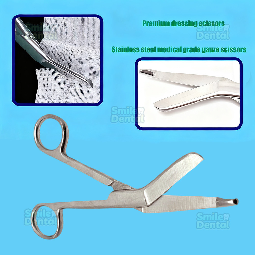 กรรไกรตัดผ้าก๊อซ กรรไกรตัดผ้าก็อซ LISTER BANDAGE SCISSOR มี 3 ขนาด