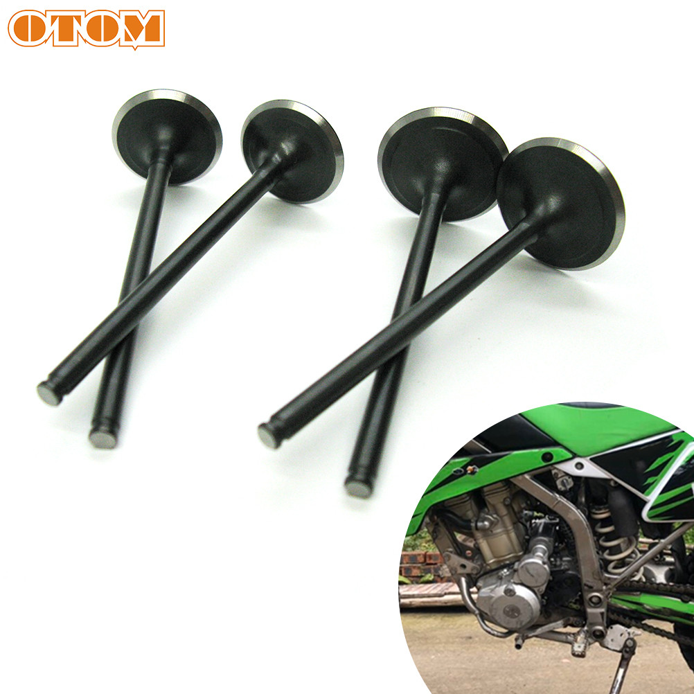 OT OTOM Motorcycle Parts Intake & Exhaust Valve Stem Kit For SUZUKI Djebel DR250 DR-Z 250 BX250 NINJ