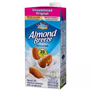 [สินค้าส่งด่วน] บลูไดมอนด์น้ำนมอัลมอนด์รสจืด 946มล. BLUE DIAMONDUNSWEETENEDALMONDMILK 946ML