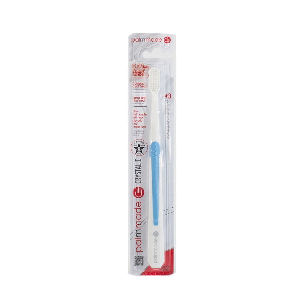 ปาล์มเมดแปรงสีฟันคริสตัลวัน 0.01มม. 1ด้าม PALMMADE TOOTHBRUSH CRYSTAL I 0.01MM. 1PCS