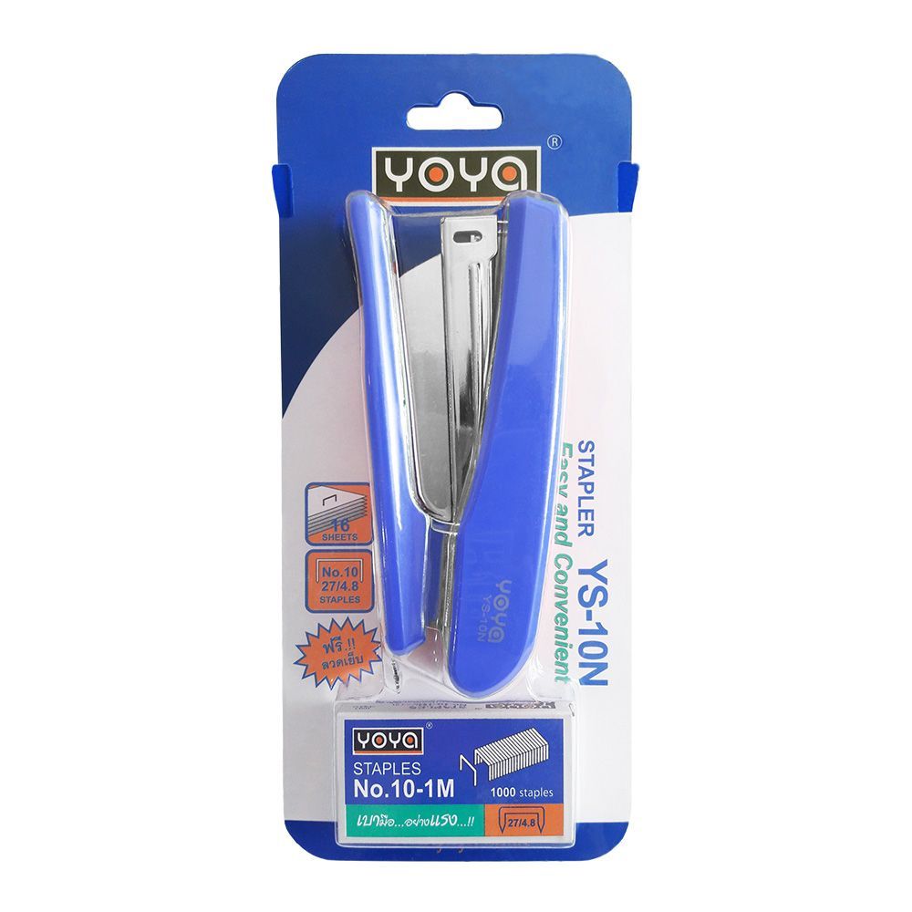 โยย่า เครื่องเย็บกระดาษ YS-10N (คละแบบ) YOYA STAPLER YS-10N (ASSORTED)