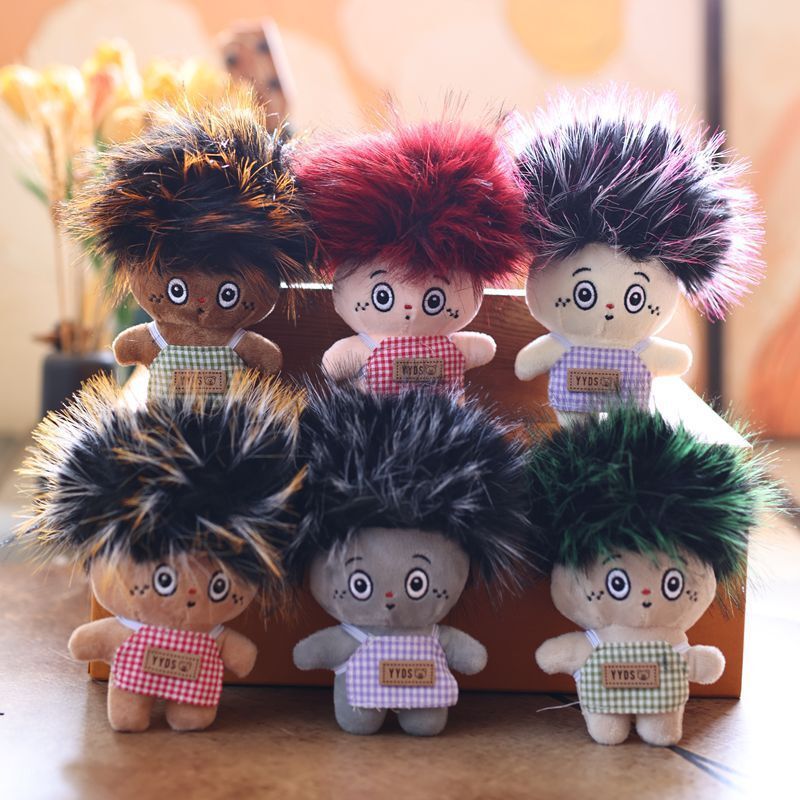 น่ารักระเบิดตุ๊กตาจี้ตุ๊กตาตุ๊กตาตุ๊กตาของเล่นตุ๊กตาการ์ตูน可爱宽松挂件毛绒玩具仔卡通心菜包头饰扣玩具TXT043001