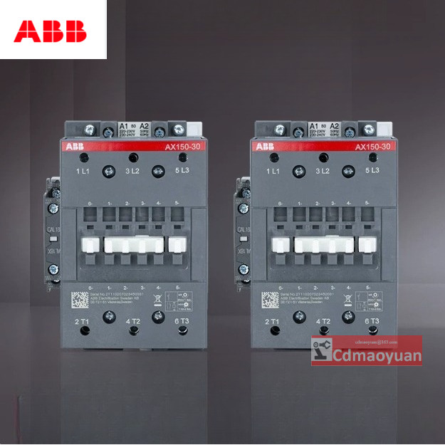 ABB AC Contactor AX Series AX65-30-11 AX80-30-11 AX95-30-11 AX115-30-11 AX150-30-11