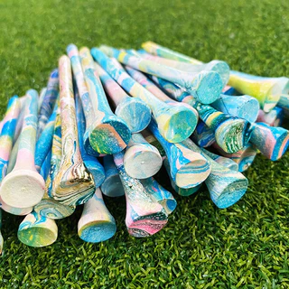 ทีออฟกอล์ฟ GOLF TEE WOODEN MARKING TEE 70/83MM（ 3PCS ）EST-4301 #SPOT GOODS#