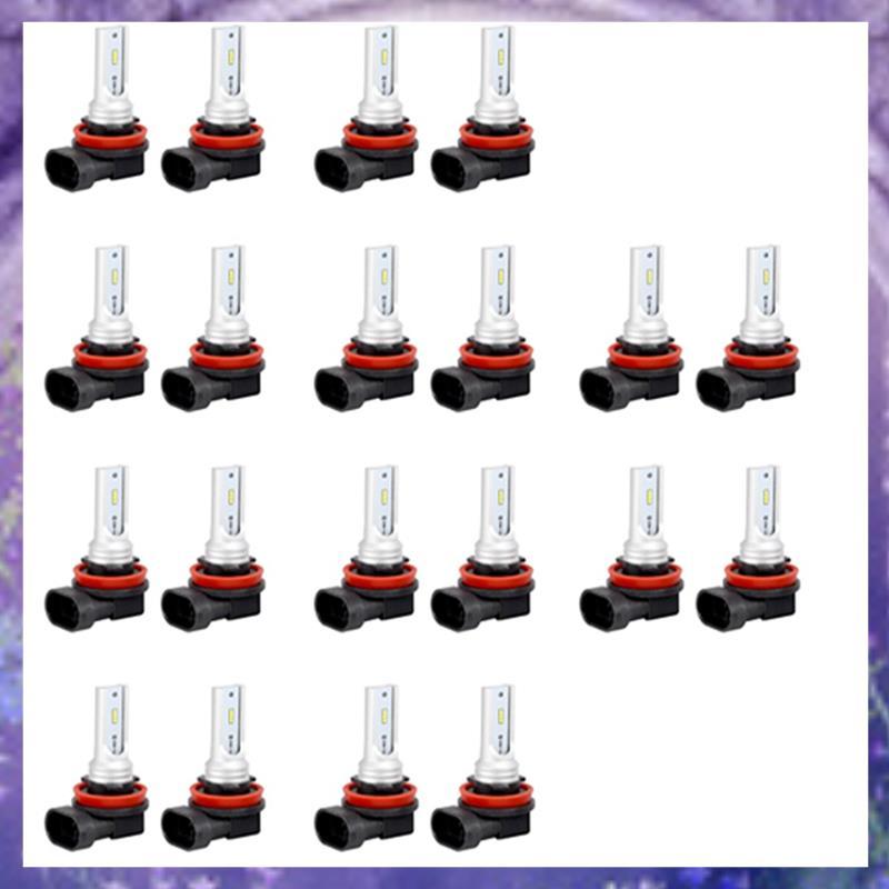 [PM] H8 H11 H16 หลอดไฟหมอก LED, H16 ไฟตัดหมอก LED พลังงานสูง Csp-Y11, Cool White 6500K (แพ็ค 20)