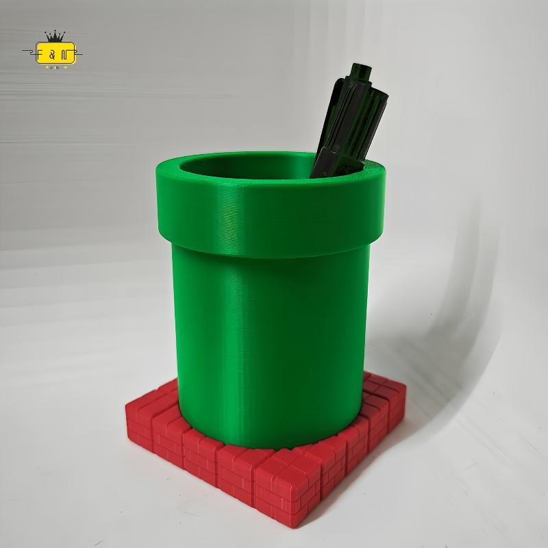 [F&N] รุ่นการพิมพ์ 3D Piranha Water Planter Water Pencil Holder Storage Ornament Cartoon Net Red Wat