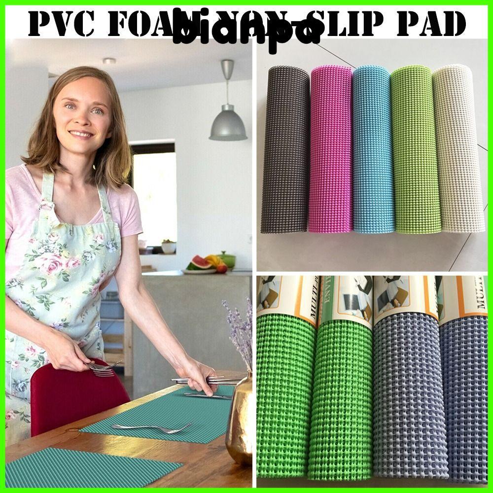 BIANPA Non Slip Grip Mat PVC Moisture Proof Home kitchen Grid Drawer Cushion