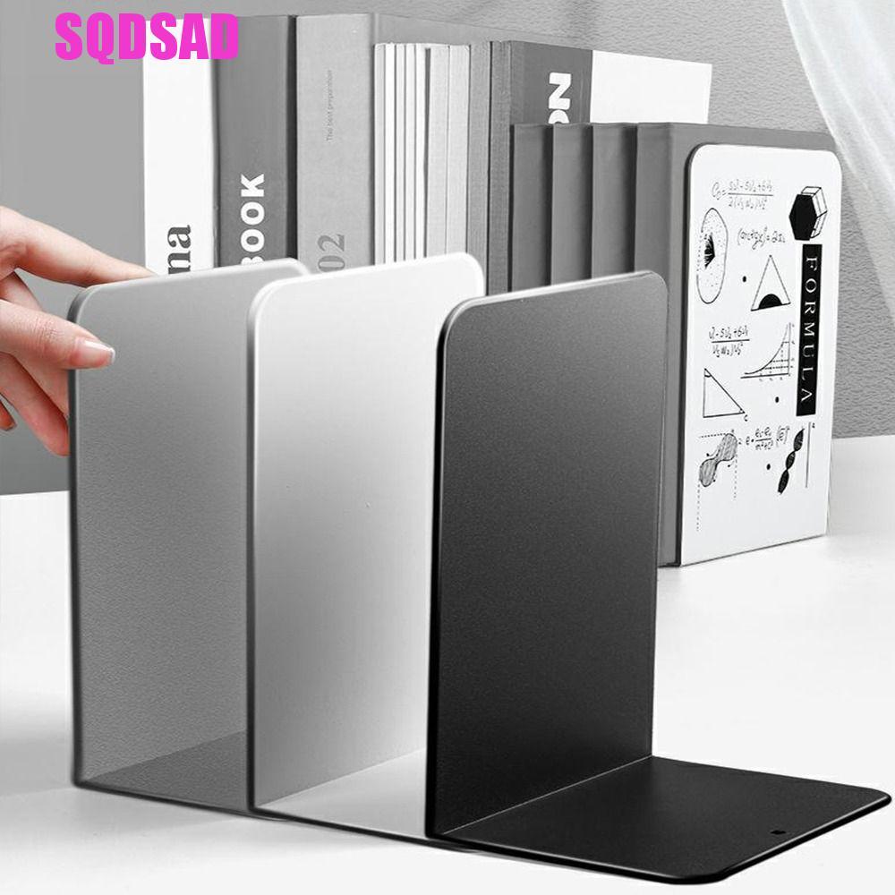 SQDSAD ที่วางหนังสือ, จอแสดงผล L-รูปโต๊ะ Bookends, Desktop Organizer เรียบง่ายทนทาน INS หนังสือสนับสนุน Rack นักเรียน