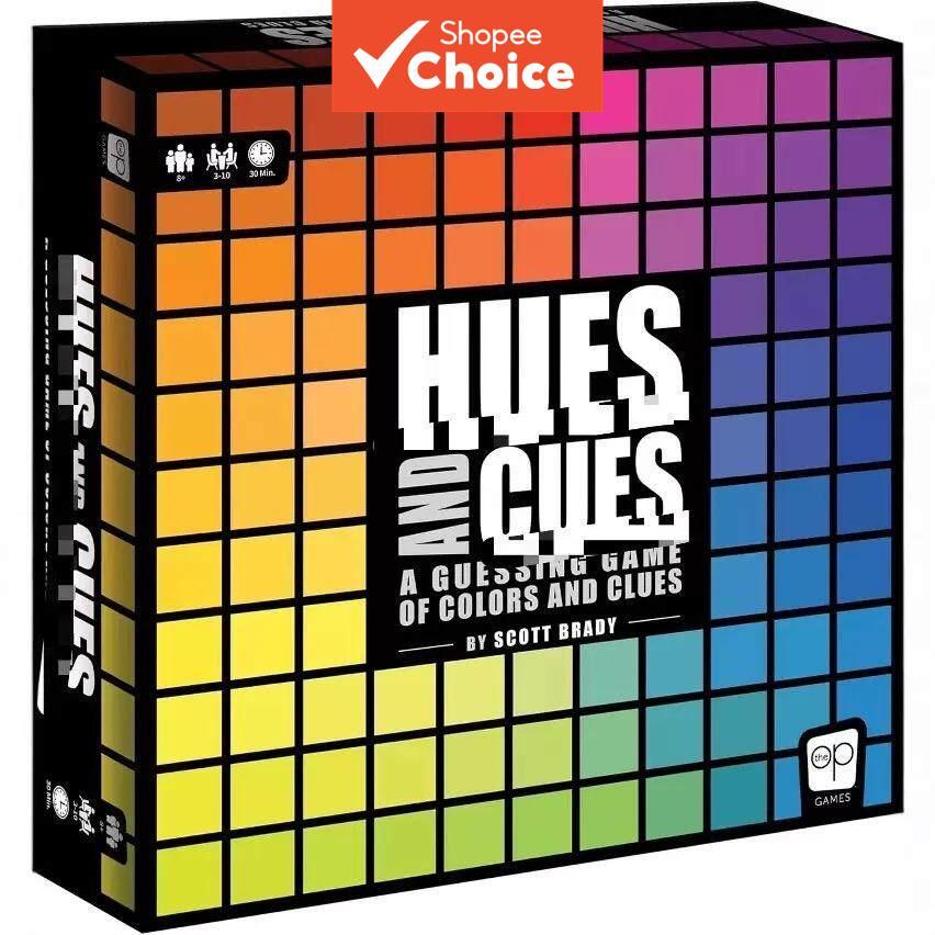 Hues และ Cues เกมกระดาน 480 สี Word Riddles สําหรับเด็กของขวัญรับปริญญาครอบครัววันแม่รายการสุดท้าย, ของขวัญวันเกิดเกมปาร์ตี้สําหรับผู้ใหญ่