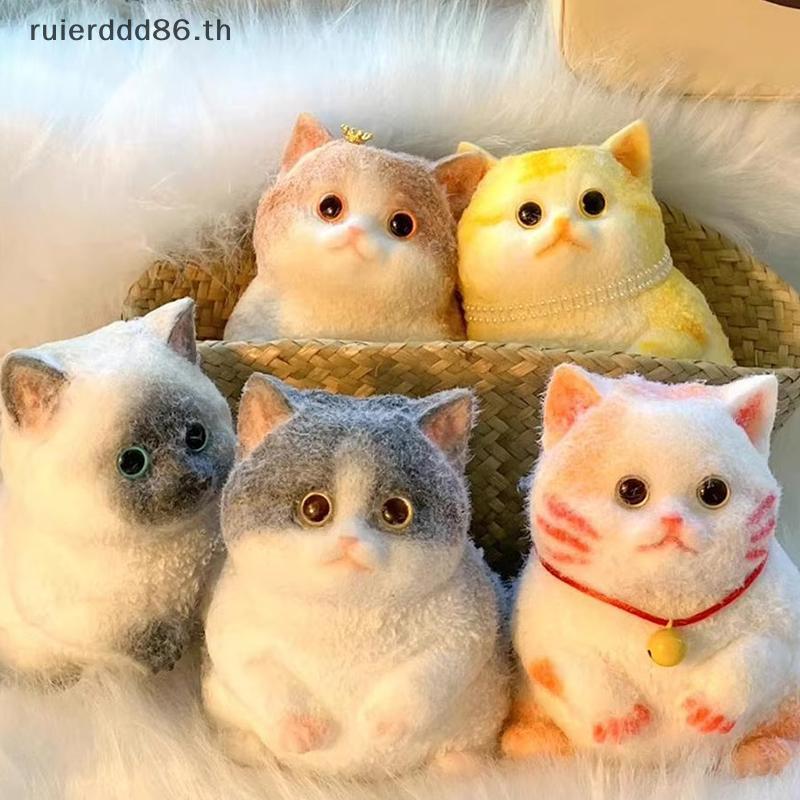 XXHZ Taba น่ารักแมวอ้วนสีส้มตุ๊กตาแมวนุ่ม Stiy สาวเด็กของขวัญวันเกิด Fidget Squishy ของเล่นเครื่องประดับสัตว์เลี้ยงของขวัญ [TH]