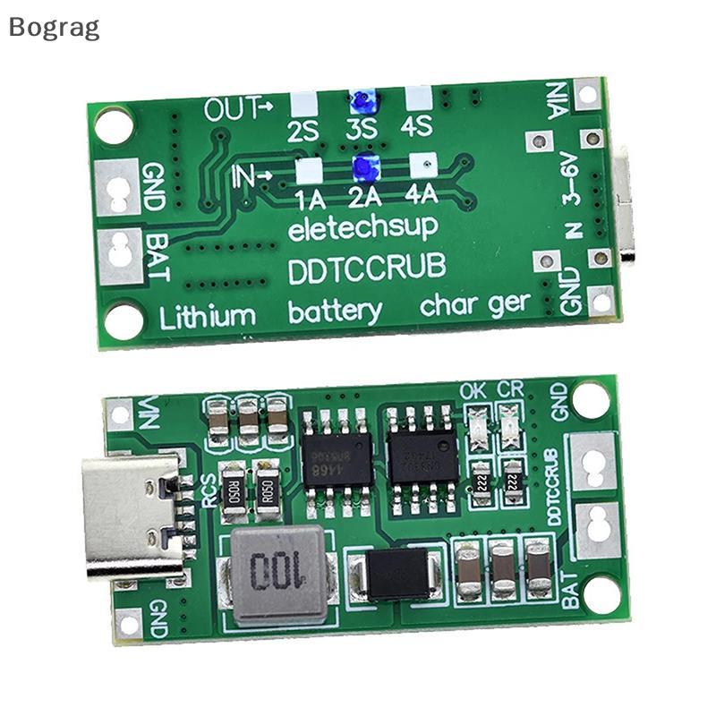 [Bogr] 2S 3S 4S 1-4A Booster Module Lithium Polymer Battery Charging Module Step-Up Boost LiPo Polymer Li-Ion Charger COD