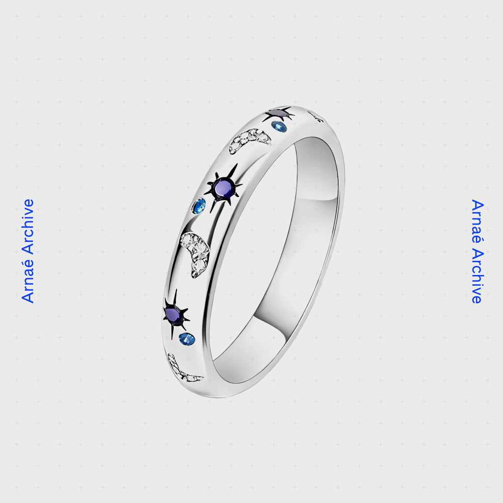 Arnaé Archive Astronomia แหวน Unisex สแตนเลสป้องกันสนิม