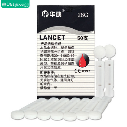 Flat Blood Lancet Needle Softclix 50s เหมาะสําหรับ Accu-chek Performa/Guide/Active/ทันที - เปลี่ยนสํ